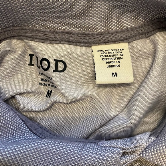 NWOT IZOD Performance Short Sleeve Polo Shirt SZ Medium Light Purple Preppy - Picture 8 of 10